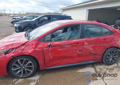 2021 Toyota Corolla Se from USA, damaged, VIN JTDS4MCE2MJ054525